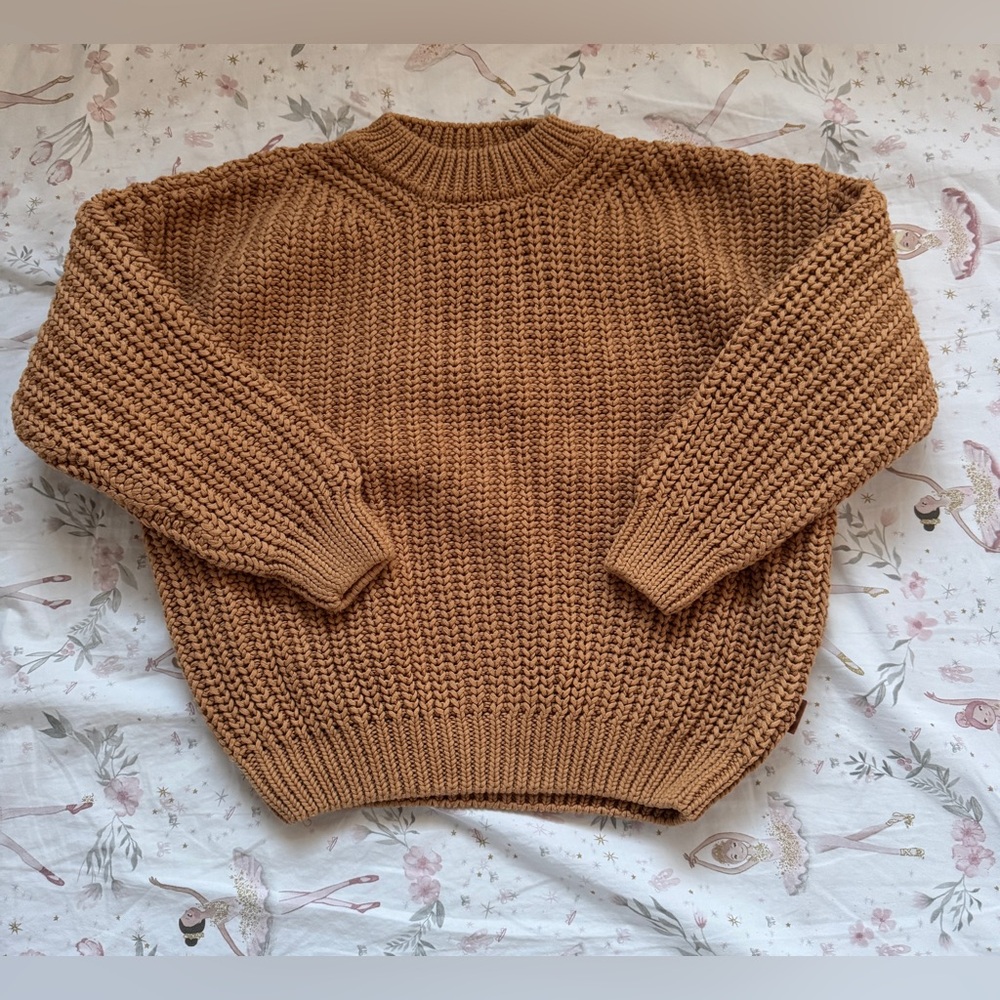 Goumi Kids NWOT Toddler Oversized Chunky Knit Sweater sz 2-3 Crew
Organic Cotton